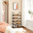 5-Tier Shoe Rack - Metal - Black - Stackable Space-Saving Organizer