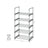 5-Tier Shoe Rack - Metal - Black - Safety First