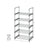 5-Tier Shoe Rack - Metal - Black - Safety First