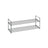 2-Tier Shoe Rack - Metal - Black - Holds Up to 10 Pairs of Shoes