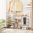 Shoe Rack - Metal - Grey - Height-Adjustable 10-Shelf Design