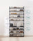 10-Tier Metal Shoe Rack - Holds Up to 50 Pairs - Black
