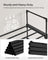 10-Shelf Shoe Rack - Iron - Black - Sturdy Support for Your Collection