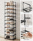10-Shelf Shoe Rack - Iron - Black - Sturdy Support for Your Collection