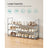 3-Tier Shoe Rack - Metal - Black - Stackable and Easy to Assemble