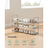 3-Tier Shoe Rack - Metal - Black - Stackable and Easy to Assemble