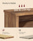 Shoe Storage Bench - Engineered Wood - Honey Brown - Adjustable Shelves