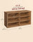 Shoe Storage Bench - Engineered Wood - Honey Brown - Adjustable Shelves