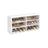 Shoe Storage Bench - Engineered Wood - Honey Brown - Adjustable Shelves