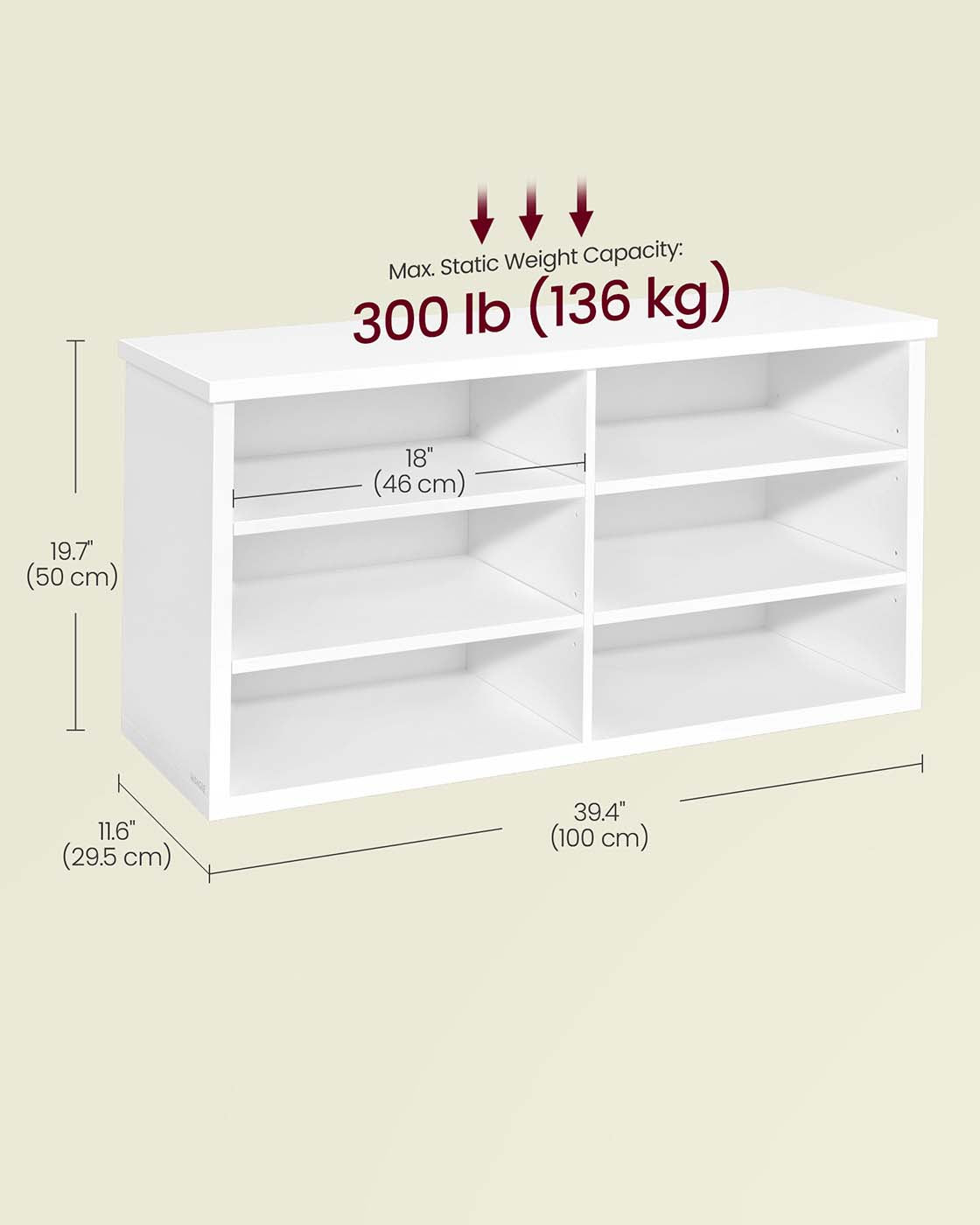 Shoe Storage Bench - Engineered Wood - Honey Brown - Adjustable Shelves