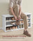 Shoe Storage Bench - Engineered Wood - Honey Brown - Adjustable Shelves