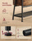 Shoe Storage Bench - Steel Frame - Rustic Brown