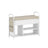 Shoe Bench - Wood - Rustic Brown - Inner Storage with Convenient Handles