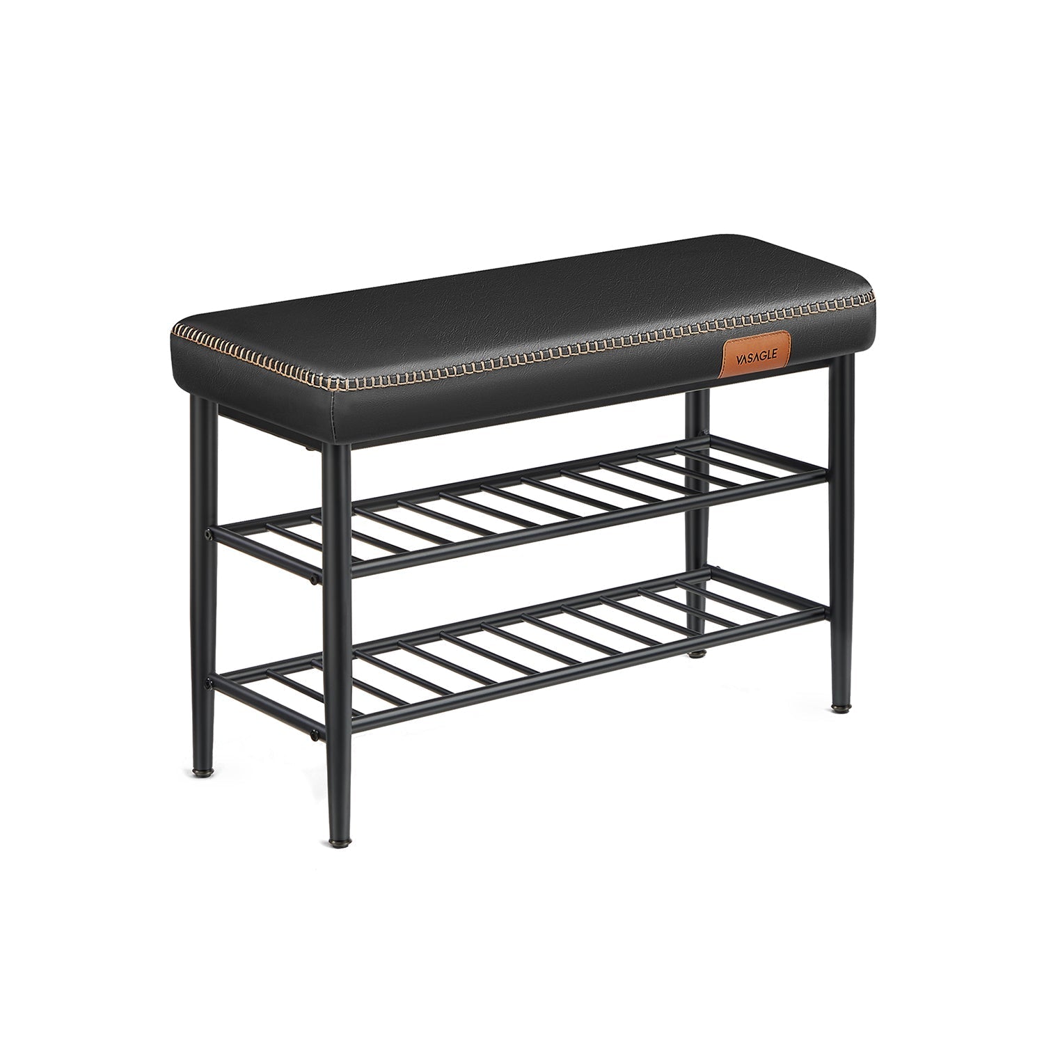 Shoe Bench - Synthetic Leather - Ink Black