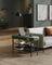 Shoe Bench - Synthetic Leather - Brown - Mid-Century Modern with Storage and Shoe Rack Features