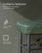 Shoe Bench - Synthetic Leather - Brown - Mid-Century Modern with Storage and Shoe Rack Features