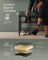 Shoe Bench - Synthetic Leather - Brown - Mid-Century Modern with Storage and Shoe Rack Features