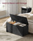 Storage Chest - Engineered Wood - Ebony Black - Safety Hinges