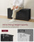Storage Chest - Engineered Wood - Ebony Black - Safety Hinges