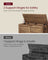 Storage Chest Blanket Box - Wood - Honey Brown - with 2 Safety Hinges