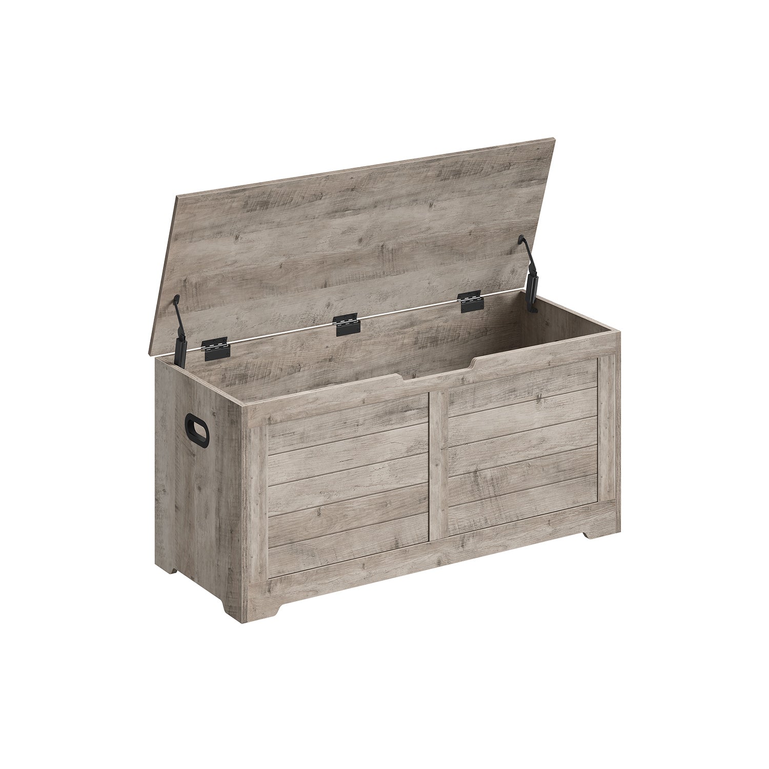 Storage Chest - Wood - Heather Greige - Safety Hinges