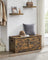 Storage Chest Blanket Box - Wood - with 2 Safety Hinges