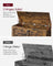 Storage Chest Blanket Box - Wood - with 2 Safety Hinges