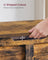 Storage Chest Blanket Box - Wood - with 2 Safety Hinges