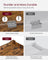 Storage Chest Blanket Box - Wood - with 2 Safety Hinges