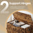 Storage Chest - Wood - Rustic Brown - Farmhouse Style with Safety Hinges and Bench Functionality