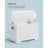 Storage Bench - 40 x 80 x 46 cm - Matte White - Multi-functional Toy Chest and Shoe Organizer with Safety Hinges