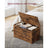 Storage Chest - Wood - Rustic Brown - Safety Hinges