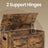 Storage Chest - Wood - Cloud White - Safety Hinges