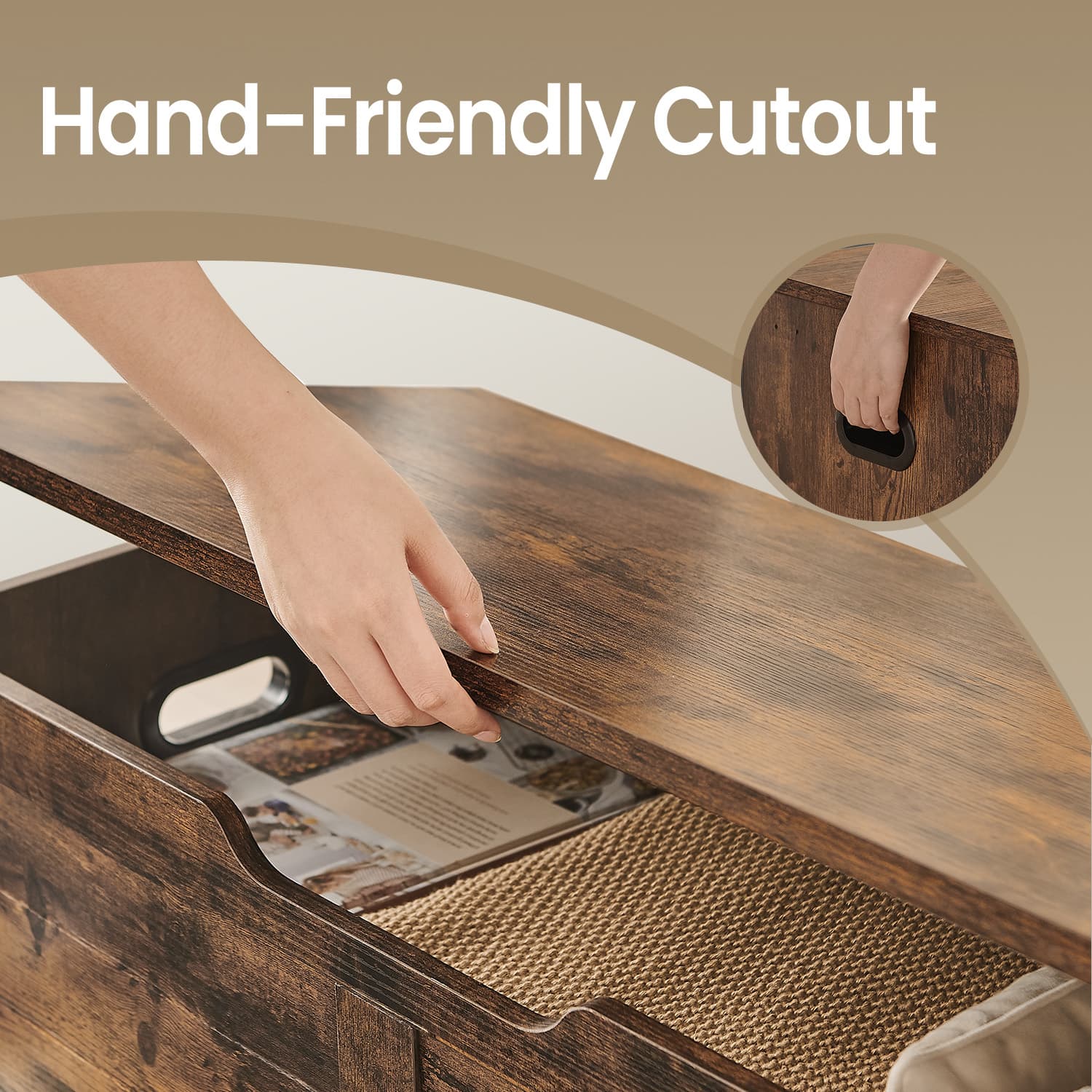 Storage Chest - Wood - Cloud White - Safety Hinges