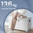 Storage Chest - Wood - Cloud White - With Safety Hinges and Storage Bench Functionality