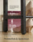 3 Tier Shoe Rack Bench - 11"D x 29.5"W x 19.7"H - Steel - Raised Edges