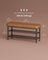 Shoe Bench - Synthetic Leather - Brown