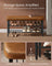 Shoe Bench - Synthetic Leather - Brown