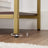 Sideboard - Glass - Chocolate Brown - Sliding Door and Open Shelf