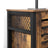 Storage Cabinet - Engineered Wood - Rustic Brown and Black