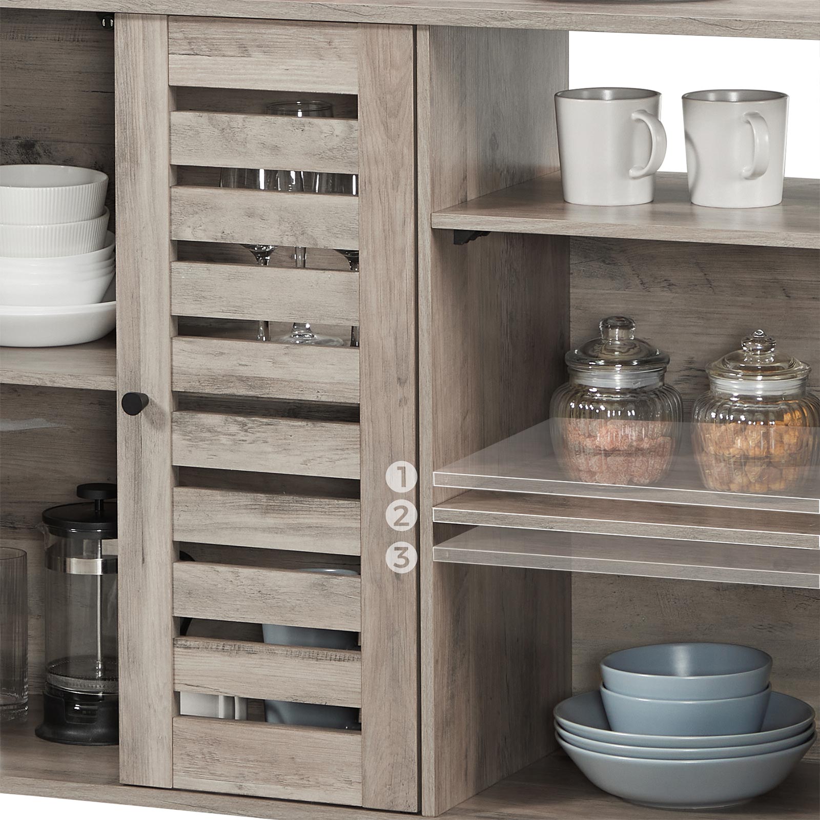 Sideboard - Wood - Greige