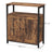 Storage Cabinet - Steel - Rustic Brown and Black - Enhanced Safety Features