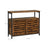 Floor Cabinet - Steel Frame - Rustic Brown and Black