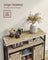 Sideboard - Wood - Turquoise - Adjustable Shelf with Sliding Barn Doors