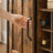 Storage Cabinet - Wood - Rustic Brown and Black - Multi-Functional with Wine Holder
