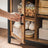 Sideboard - Wood - Rustic Brown and Black - Ideal Dimensions