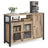Sideboard - Wood - Rustic Brown and Black