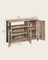 Sideboard - Wood - Rustic Brown and Black