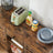 Industrial Sideboard - Wood - Rustic Brown and Black - Drawer and Storage Shelves