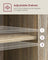 Sideboard - Steel - Rustic Brown - Compact Dimensions
